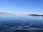 Iced way to Olkhon Island on the wheels for this trip